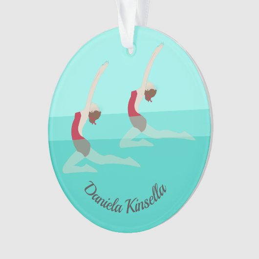 Artistic Swimming Ornament (Vorderseite)