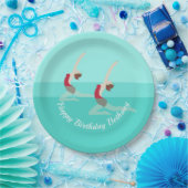 Artistic Swimming Pappteller (Party)