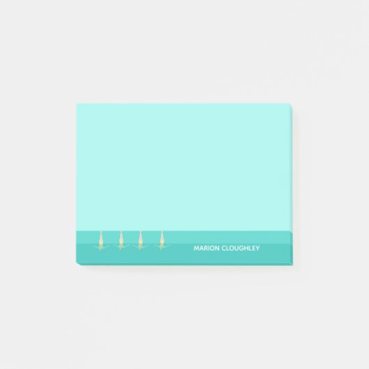 Artistic Swimming Post-it Klebezettel (Vorderseite)