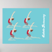 Artistic Swimming Poster (Vorne)