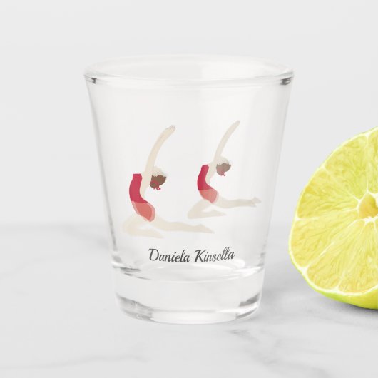 Artistic Swimming Schnapsglas (Vorderseite)