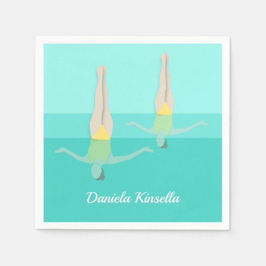 Artistic Swimming Serviette (Vorderseite)