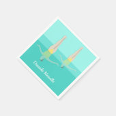 Artistic Swimming Serviette (Ecke)