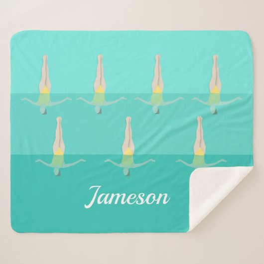 Artistic Swimming Sherpadecke (Vorderseite (Horizontal))