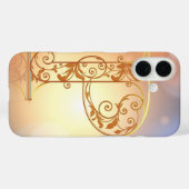 Artistic Transparent Letter P Case-Mate iPhone Hülle (Rückseite (Horizontal))