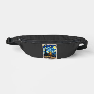 Artistic Turtle Shirt  Starry Night Turtle (3) Bauchtasche