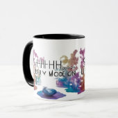 Artistic Two-Tone Book Lover Coffee Cup Tasse (Vorderseite Links)