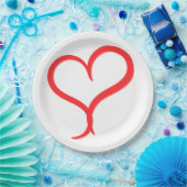 Artistic Valentine Tableware for Events Pappteller (Party)