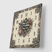Artistic Wall Clock Quadratische Wanduhr (Winkel)