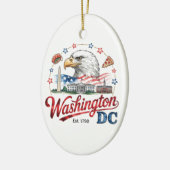 Artistic Washington DC Keramik Ornament, Sehenswür Keramik Ornament (Links)