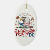 Artistic Washington DC Keramik Ornament, Sehenswür Ornament (Rechts)