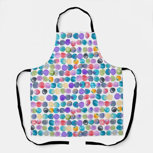 Artistic Watercolor Apron – Bold Modern Design  Schürze (Vorderseite)