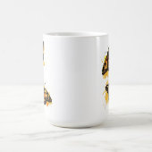 Artistic Watercolor Monarch Butterfly Nature Art Kaffeetasse (Mittel)