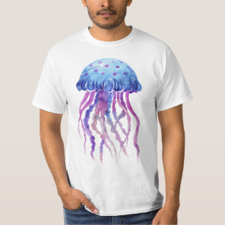 Artistic Watercolor Qualle T-Shirt