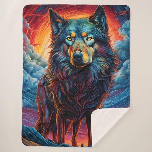 Artistic Wolf Dog Sherpadecke (Vorderseite)