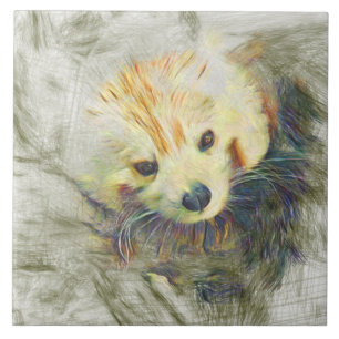 Artistin Red Panda Fliese