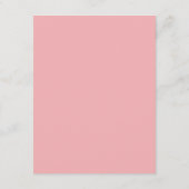 Artistisch-skandinavische Florenheiratskarte Begleitkarte (Rückseite)