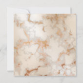 *~ Artistische Goldmarmorvenen AR2 Hochzeit Einladung (Rückseite)