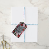 Artistische Rose Geschenkanhänger (Mit Garn)