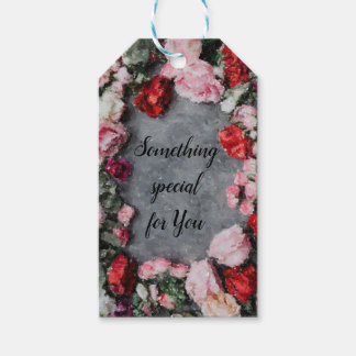 Artistische Rose Geschenkanhänger