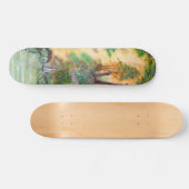 ARTISTISCHE SKATEBOARD _Orange Wald (Horizontal)