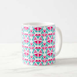 Artistische Tasse mit zwei Tonen Kaffee
