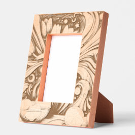 Artistische Tulissen und Orangen Geätzte Rahmen