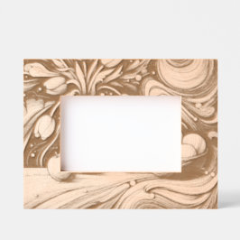 Artistische Tulpen und Spheres Geätzte Rahmen