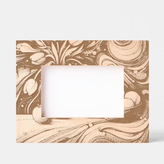 Artistische Tulpen und Spheres Geätzte Rahmen (Vorderseite)