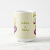 Artistische vegane Rübe Aquarellkunst Tasse Kaffee (Mittel)