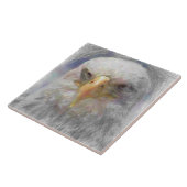Artistischer Adler. Fliese (Seite)