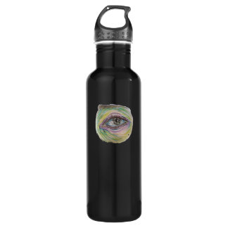 Artistisches Auge Zeichnend Wasserflasche Edelstahlflasche