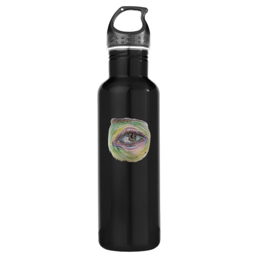 Artistisches Auge Zeichnend Wasserflasche Edelstahlflasche (Vorderseite)