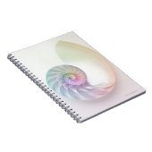 Artistisches Nautilus-Bild Notizblock (Rechte Seite)