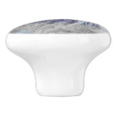 Artistisches Owl Keramikknauf (Seitenansicht)