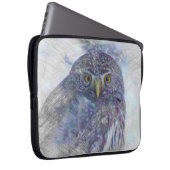 Artistisches Owl Laptopschutzhülle (Vorne Rechts)