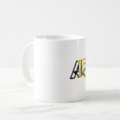 Artisto-Logo – Minimalistische Tasse (Vorderseite Links)