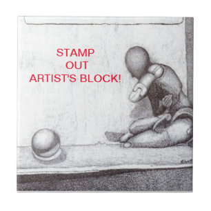 Artists and creative people dread artist’s block fliese