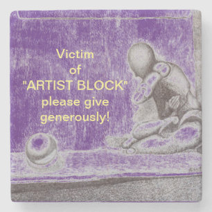 Artists and creative people dread artist’s block steinuntersetzer