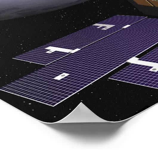 Artist's concept of the Ice, Cloud Poster (Ecke)