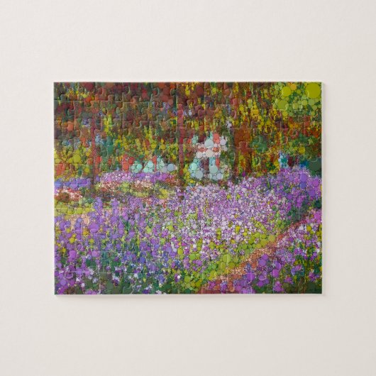 Artist's Garden at Giverny by After Claude Monet Puzzle (Horizontal)