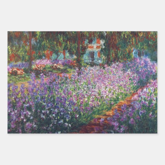 Artist's Garden at Giverny von Claude Monet Geschenkpapier Set (Vorderseite 3)