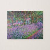 Artist's Garden at Giverny von Claude Monet Puzzle (Horizontal)