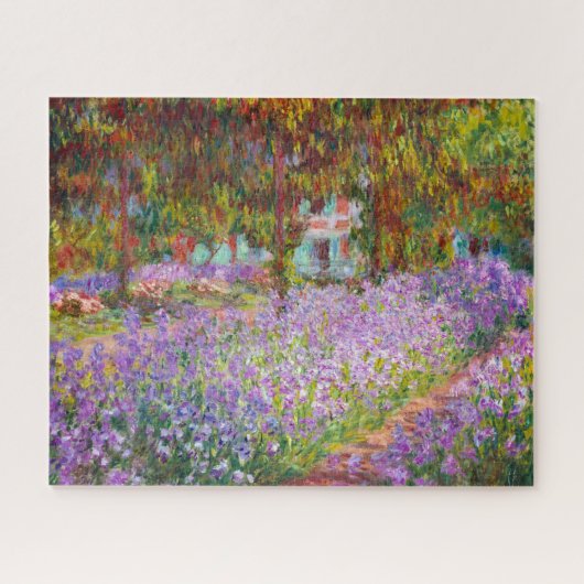 Artist's Garden at Giverny von Claude Monet Puzzle (Horizontal)