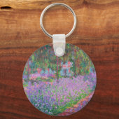 Artist's Garden at Giverny von Claude Monet Schlüsselanhänger (Vorderseite)