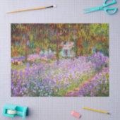 Artist's Garden at Giverny von Claude Monet Seidenpapier (Basteln)