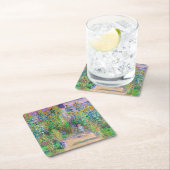 Artist's Garden, Monet Rechteckiger Pappuntersetzer (Vor Ort)
