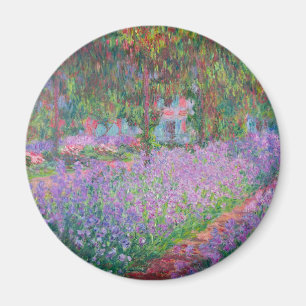 Artists Garden von Giverny von Claude Monet Magnet