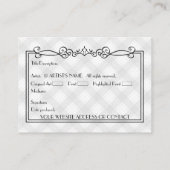 Artists leere ACEO Miniaturkunstkarten mit COA Visitenkarte (Rückseite)