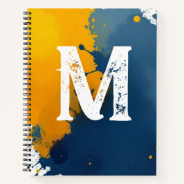 Artist's Paint Splatter Notebook Notizblock